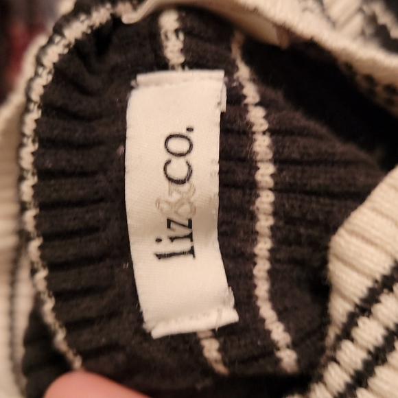 Stripped Turtleneck Sweater - Picture 2 of 2